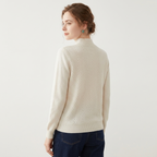 Arlo - Cashmere Wool Mock Neck Sweater