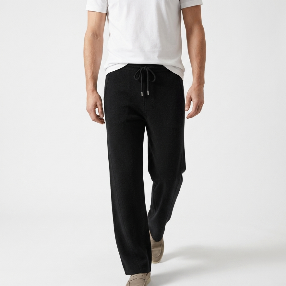 Dune - Merino Wool Pants — Black