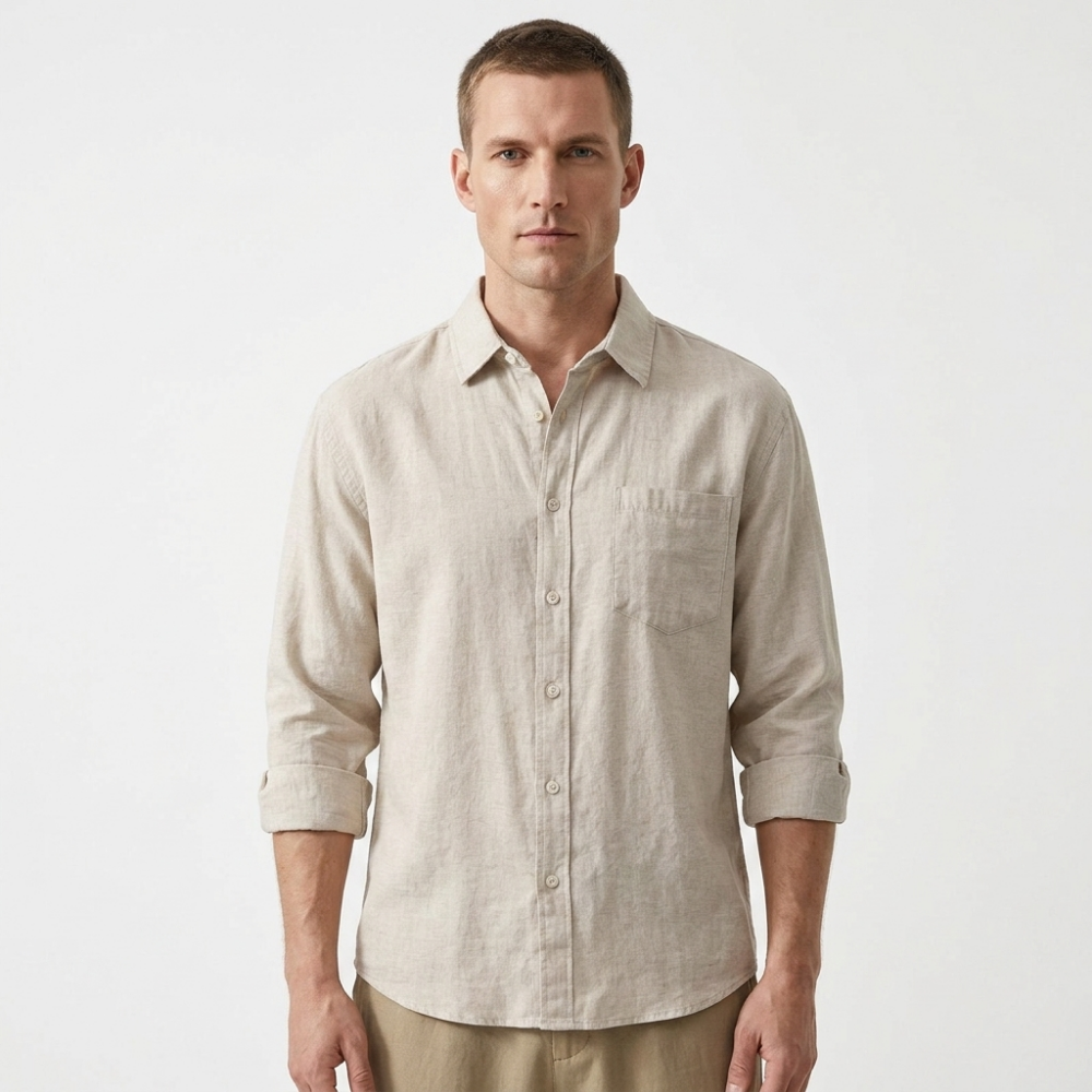 Coastline - Linen Button-Up