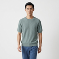 Crestwood - Wool Textured Knit Tee — Green