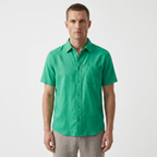 Coastline - Linen Short Sleeve — Green