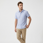 Seaway - Cotton Stripe Shirt — White