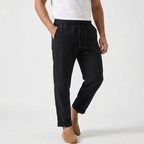 Colburn – Linen Pants — Black
