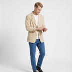 Cassian – Cotton Blazer — Beige