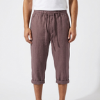 Julian – Cropped Pants — Brown