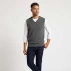 Ashmoor – Merino Wool Vest — Dark Gray