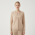 Rivermist – Cashmere Cardigan — Beige