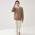 Skyloam – Cashmere Wool Sweater — Tan