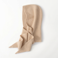HarborVeil – Cashmere Wool Hood — Beige