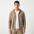 HavenPeak – Wool Hoodie — Orange/Tan