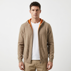 HavenPeak – Wool Hoodie — Orange/Tan