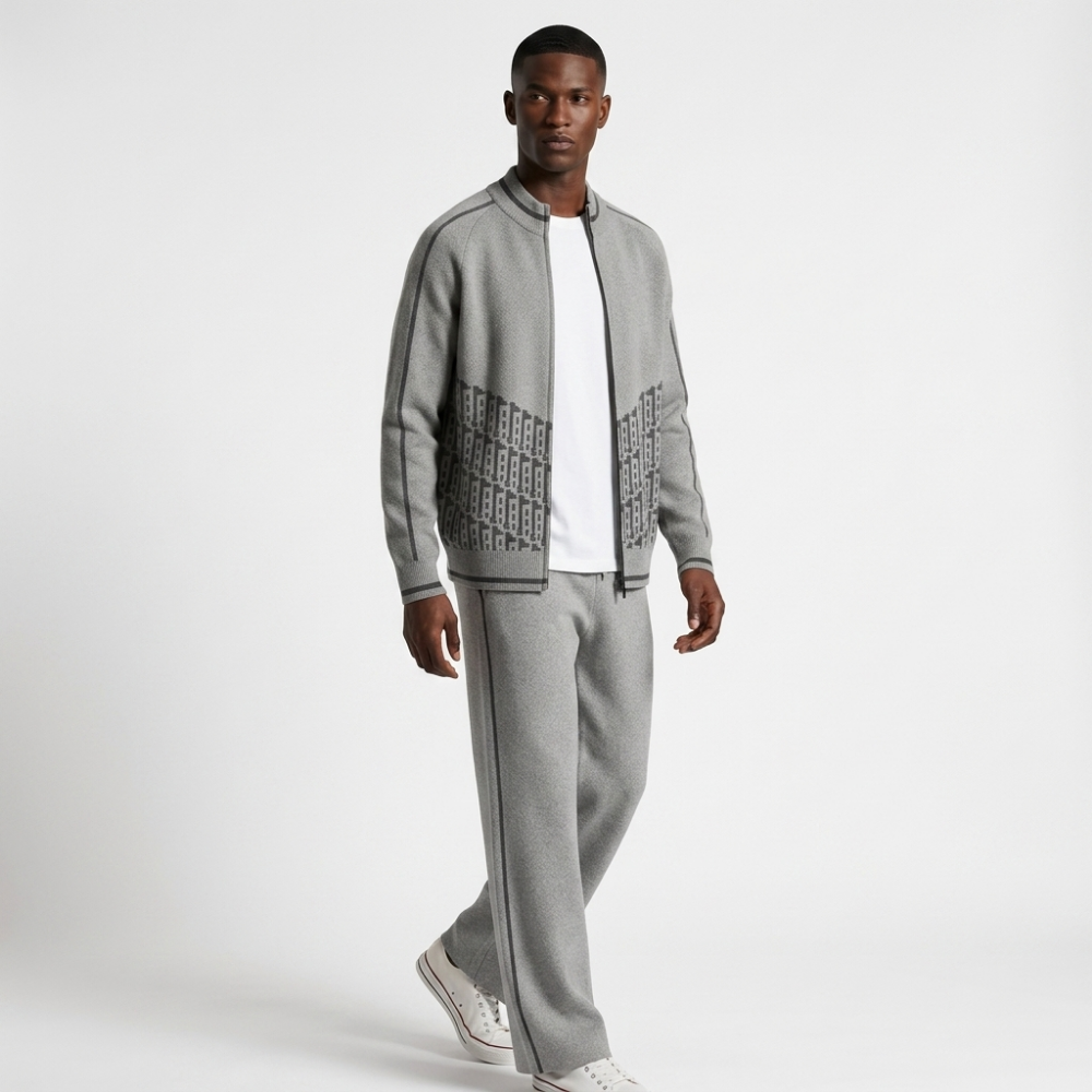 Glenwood – Cashmere Wool Set — Light Gray