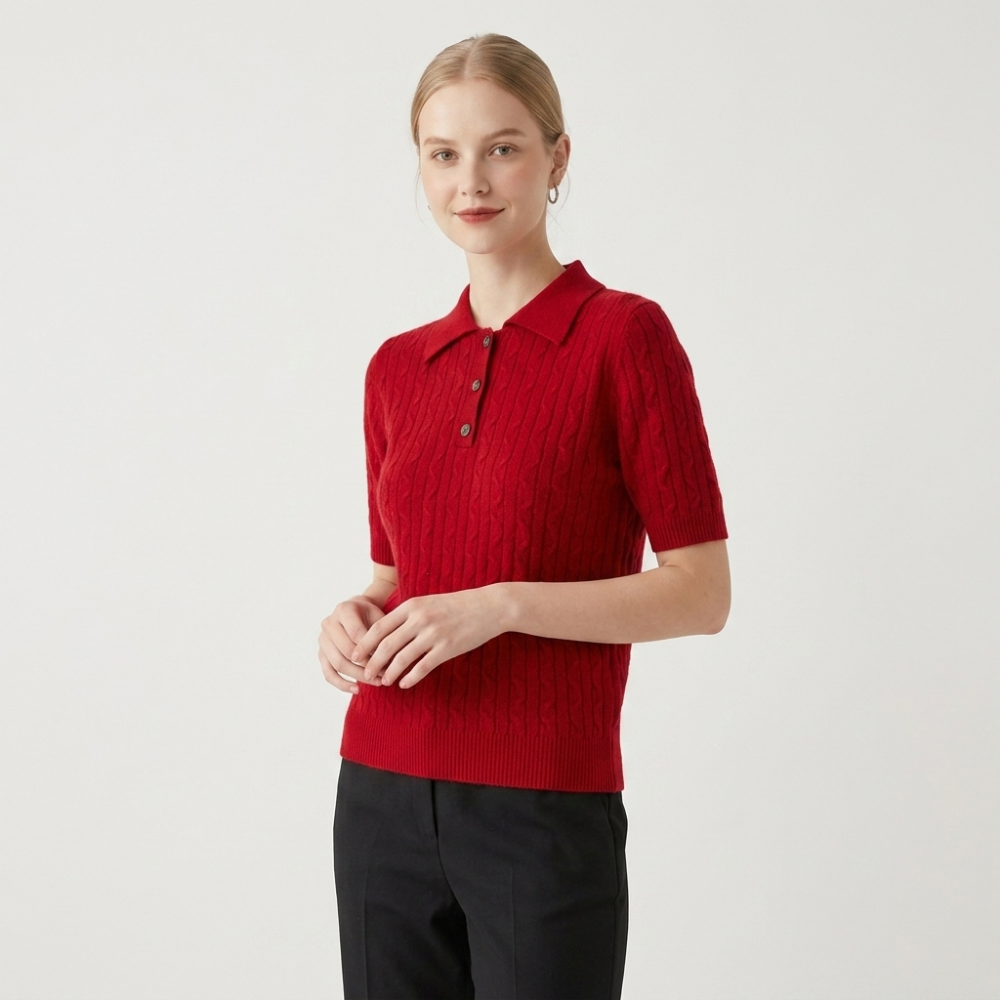 Solstice – Cashmere Wool Polo