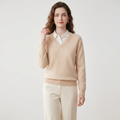 Cliffhaven – Cashmere Wool Sweater — Beige