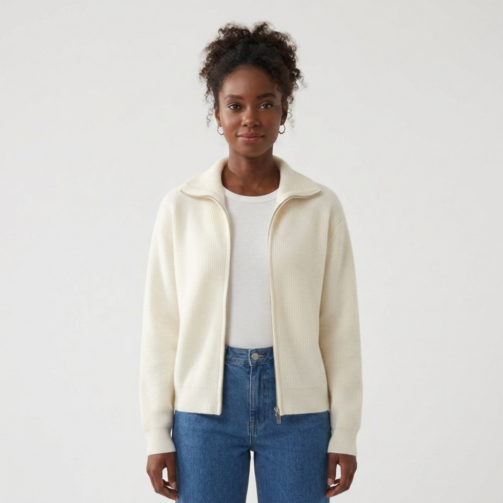 Cloudridge – Cashmere Wool Sweater — White