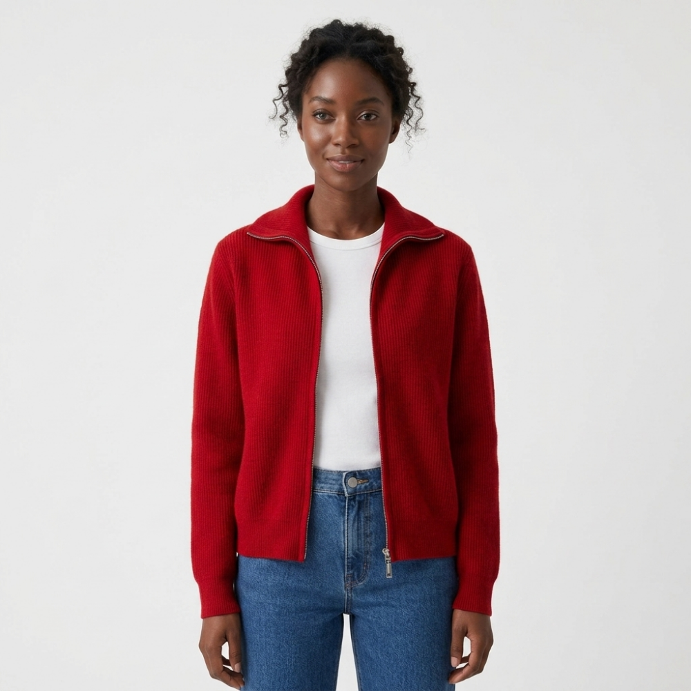 Cloudridge – Cashmere Wool Sweater — Wine Red
