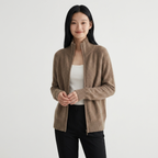 Starline – Cashmere Wool Cardigan — Brown