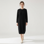 Crestloom – Cashmere Dress — Black