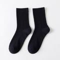 Mistford – Cotton Crew Socks — Black