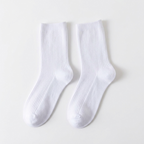 Mistford – Cotton Crew Socks — White