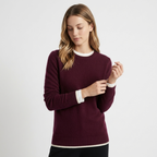 Fogharbor - Cashmere Wool Sweater — Wine Red