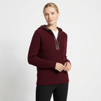 Bramble – Cashmere Wool Hoodie — Wine Red