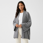 Hearthfall – Cashmere Wool Cardigan — Gray