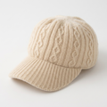 Cliffstitch – Cashmere Wool Cap — Beige