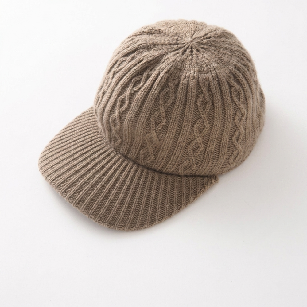 Cliffstitch – Cashmere Wool Cap — Khaki