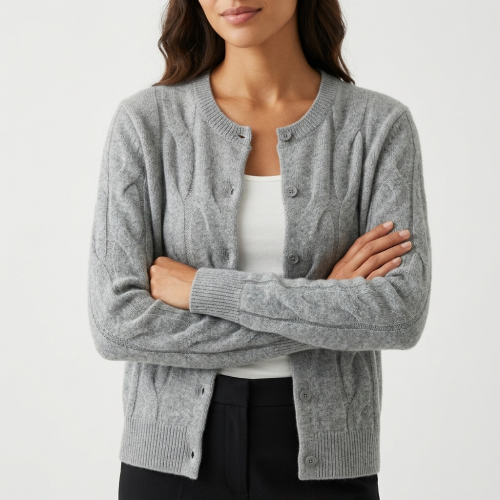 Ridgecable – Cashmere Wool Cardigan