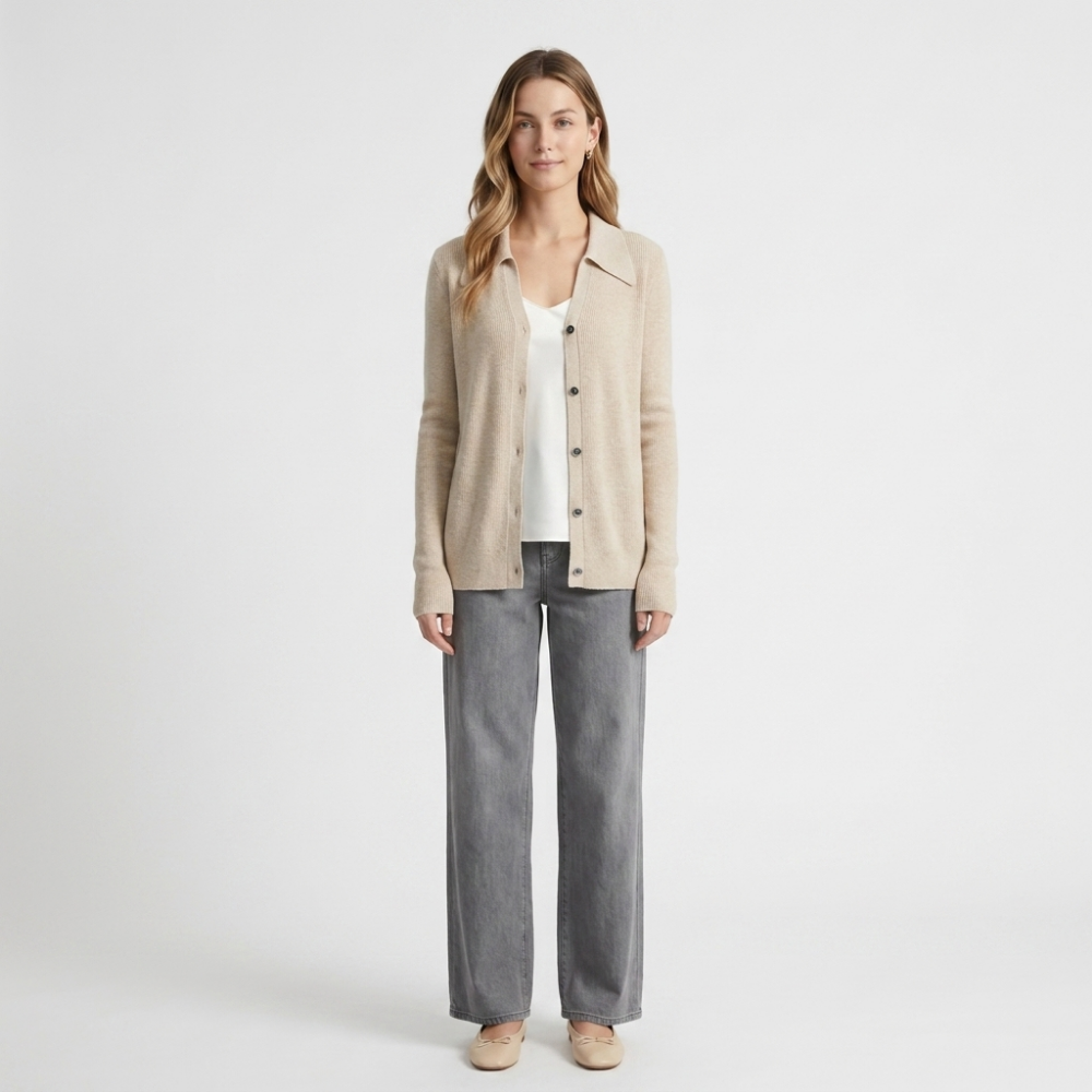 Seraphina – Cashmere Wool Cardigan
