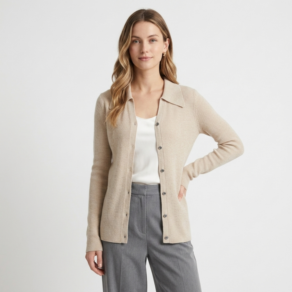 Seraphina – Cashmere Wool Cardigan