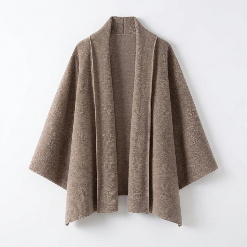Valeharbor – Cashmere Wool Shawl Coat