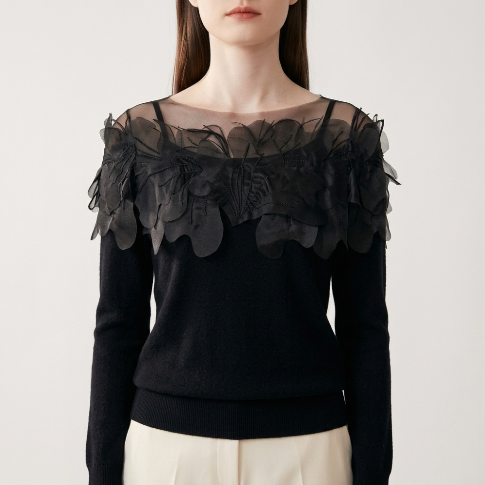 Shadowbloom – Cashmere Wool Sweater