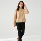 Forgegrid – Cashmere Wool Sweater — Beige