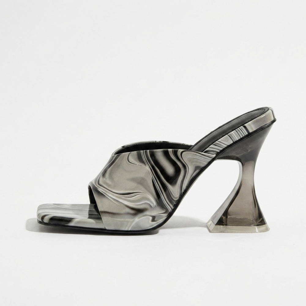 Margaux – Mule Heels — Black