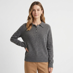 Azure – Cashmere Wool Sweater — Gray