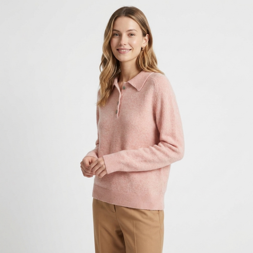 Azure – Cashmere Wool Sweater — Pink