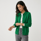 Embercliff – Cashmere Wool Cardigan — Green