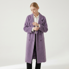 Skyforge – Cashmere Wool Coat — Purple