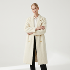 Skyforge – Cashmere Wool Coat — White