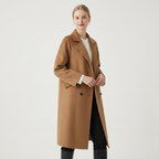 Stormveil – Cashmere Wool Coat — Brown