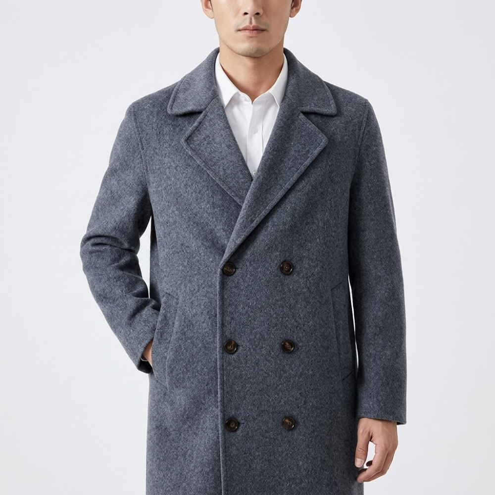 Slateforge – Cashmere Wool Overcoat