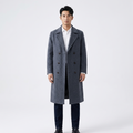Slateforge – Cashmere Wool Overcoat — Gray