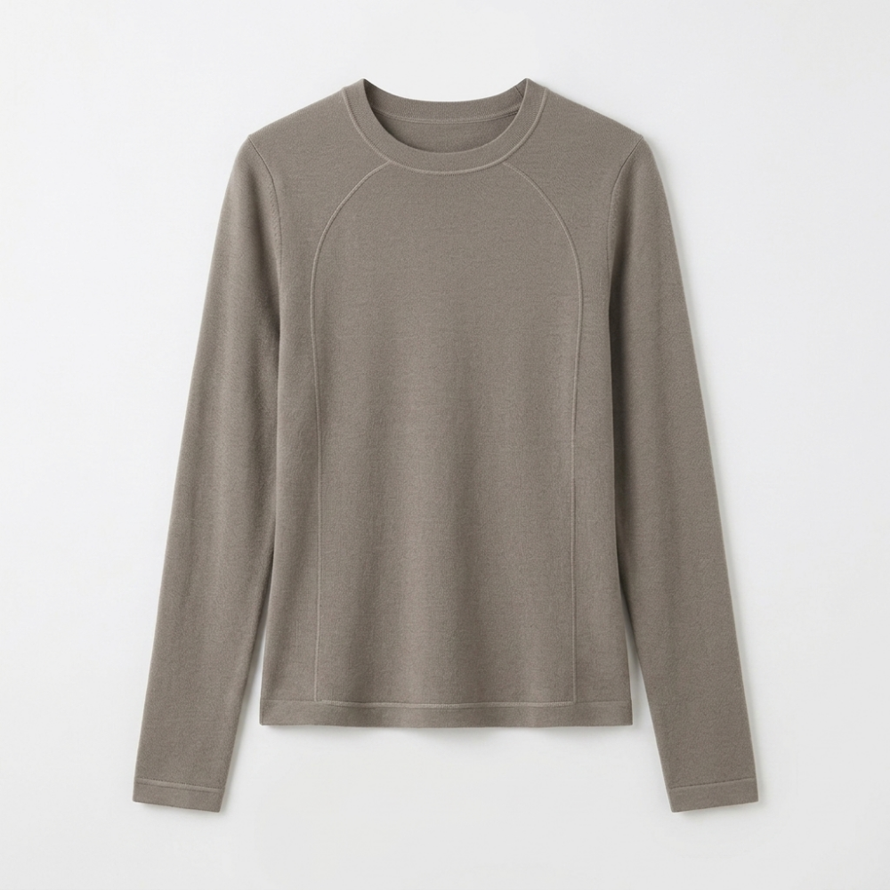 Brooklane – Cashmere Wool Long-Sleeve Top