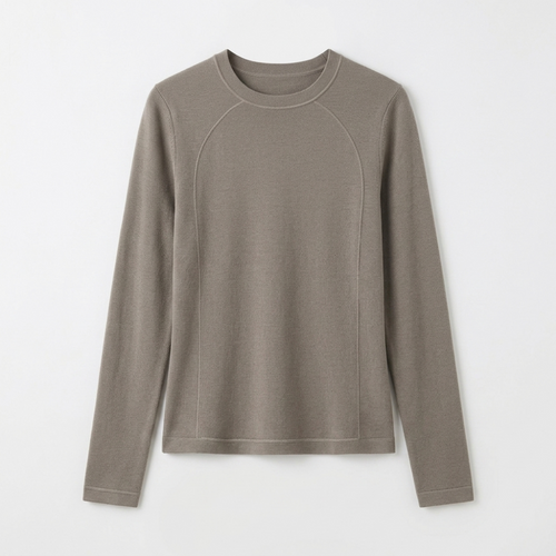 Brooklane – Cashmere Wool Long-Sleeve Top