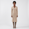 Softwrap – Cashmere Dress — Beige