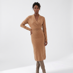 Softwrap – Cashmere Dress — Caramel