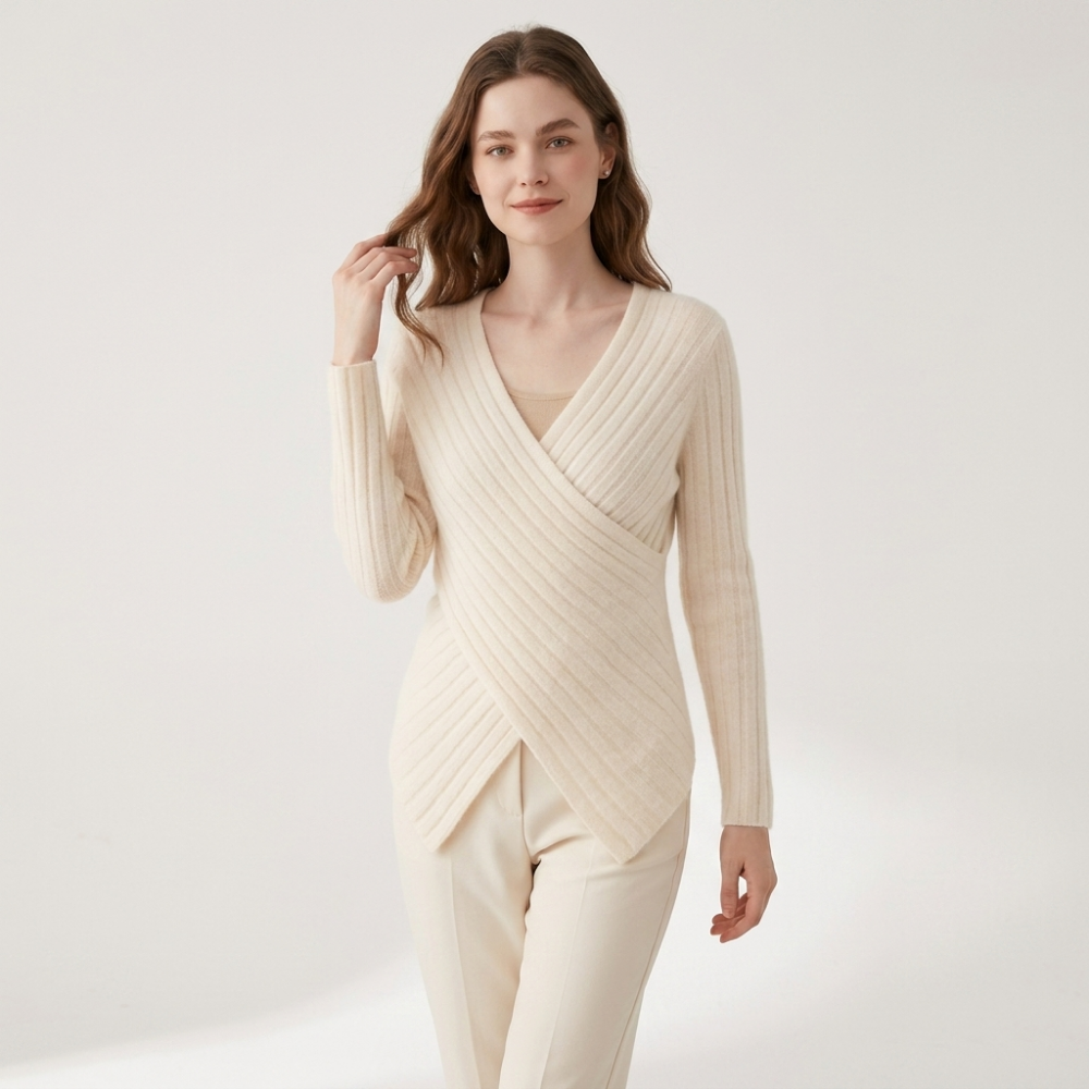 Crossveil – Cashmere Wool Top