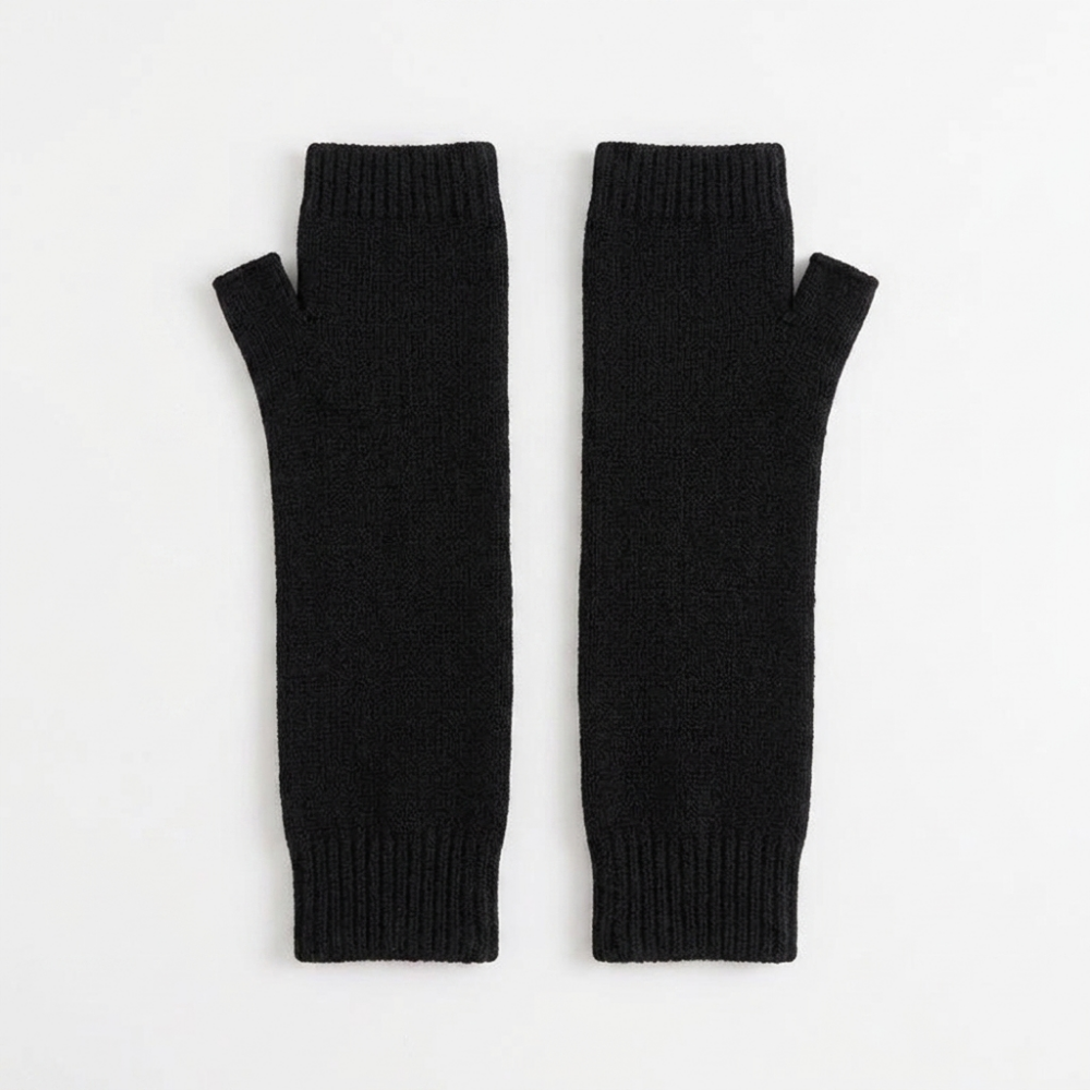 Coldreach – Cashmere Arm Warmers — Black